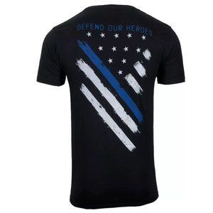 Howitzer Style Men's T-Shirt DEFEND OUR HEROES Bla